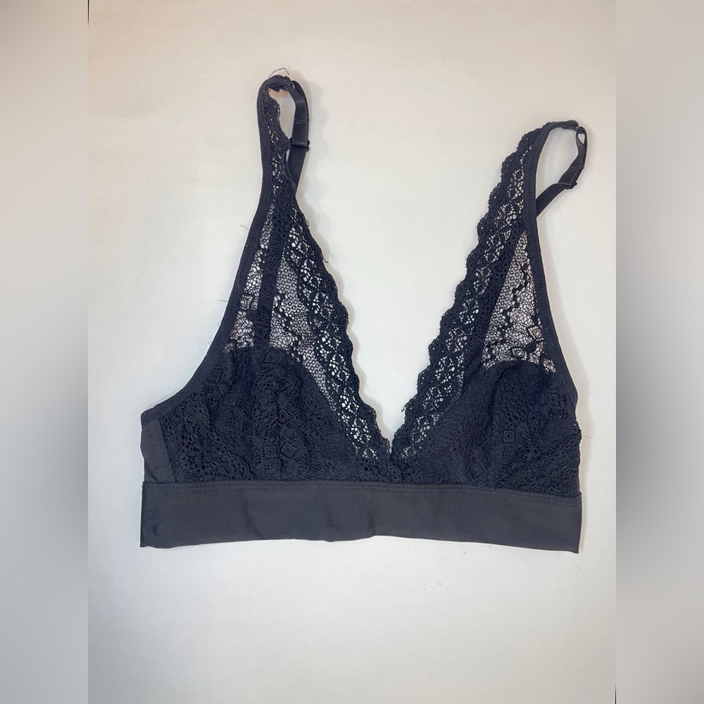 Marilyn Monroe Women’s Half Line Lace Bralette‎ Thick Band Bra Size S